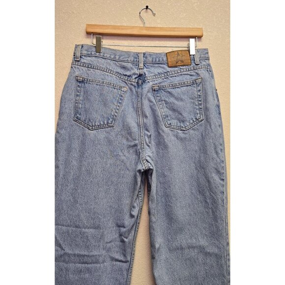 Vintage Old Navy High-Waisted Light Wash Relaxed Fit Mom Jeans Size 16 - Picture 8 of 10